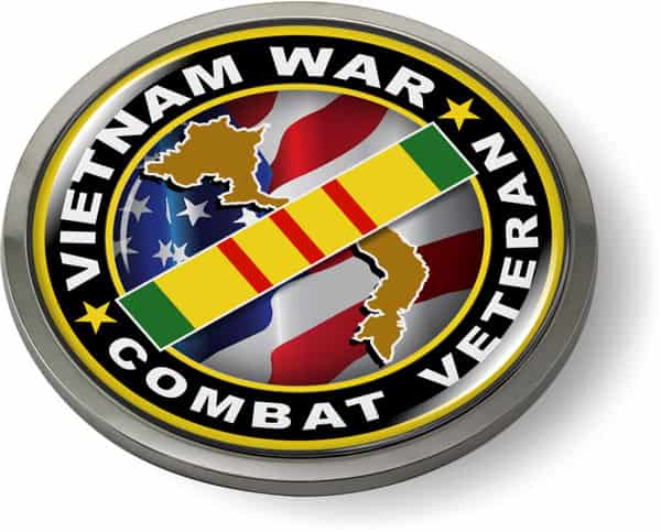 Vietnam War Combat Veteran Emblem
